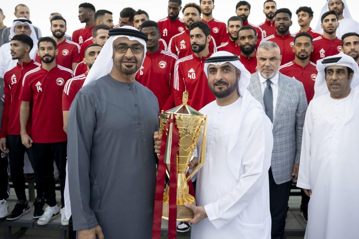 Olăroiu și Al Sharjah, primiți de șeful țării, după câștigarea Cupei Președintelui din Emiratele Arabe Unite