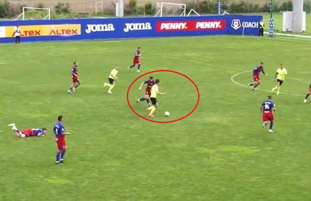 Pe repeat! Fotbalistul „sacrificat” de Kopic a înscris golul sezonului în Liga 2! Execuție de la aproape 30 de metri în poarta Stelei