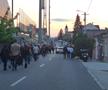 Imagini de la porți înainte de CFR - U Cluj