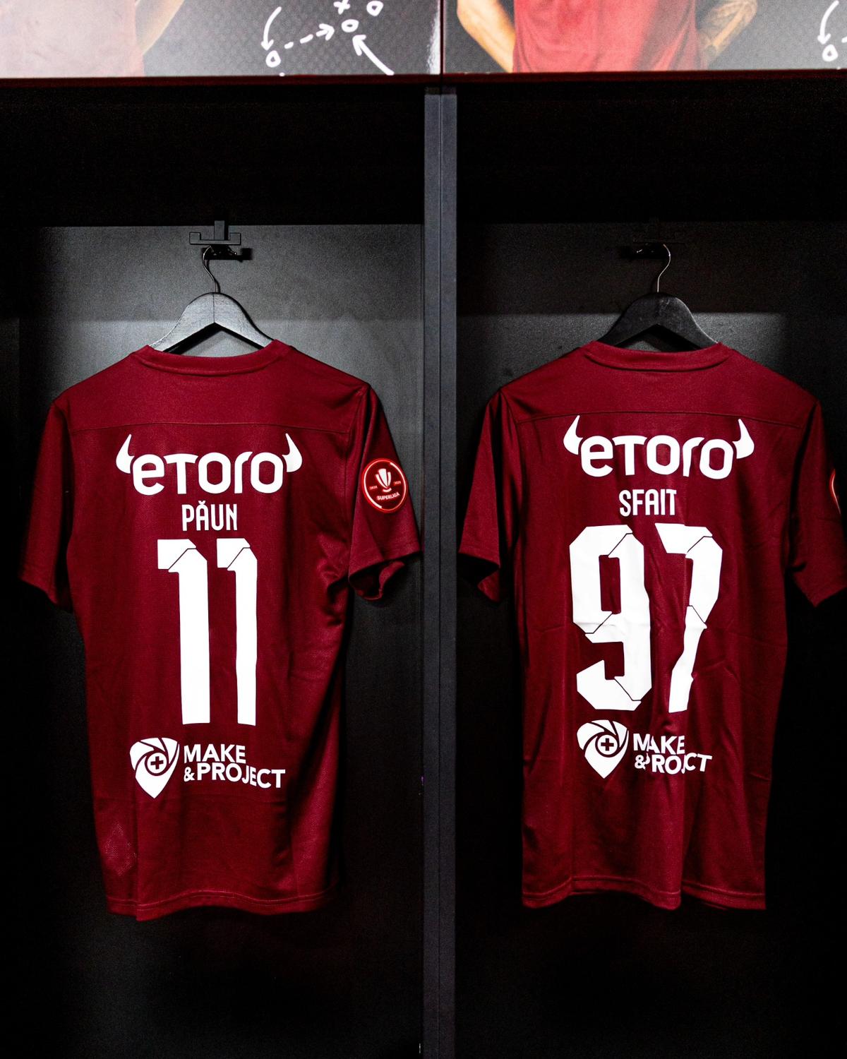 CFR Cluj - U Cluj, imagini înaintea partidei