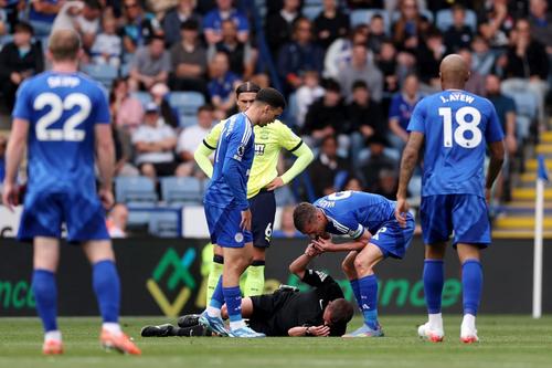 Jamie Vardy a fluierat întreruperea jocului în Leicester - Southampton