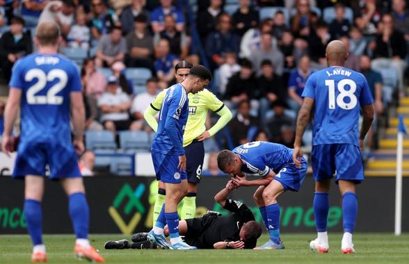 Vardy, personajul zilei în Premier League » Ce a făcut în momentul în care arbitrul s-a accidentat
