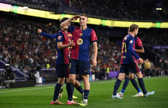 Real Valladolid - Barcelona 1-2 » Catalanii s-au desprins în fruntea clasamentului din Spania