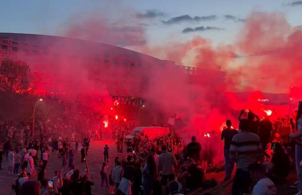 Fanii lui U Cluj s-au ținut de cuvânt! Imagini SENZAȚIONALE surprinse de GSP în timpul derby-ului cu CFR: unde s-a strâns galeria