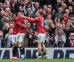 Bucuria celor de la Manchester United, după o victorie superbă cu Liverpool