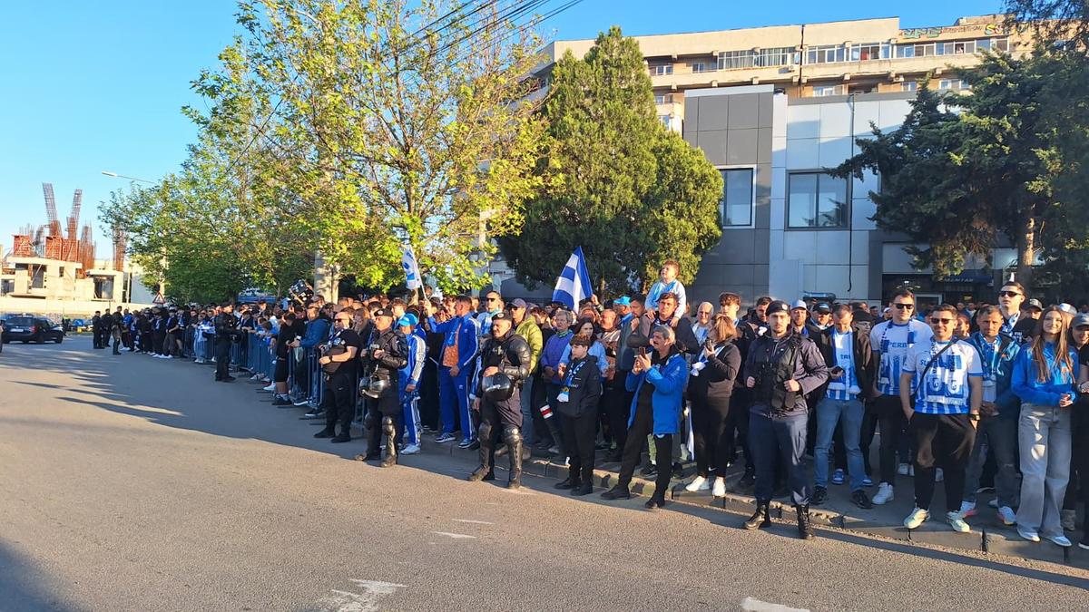Imagini înainte de Universitatea Craiova - Dinamo