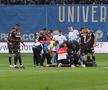 Alberto Soro, accidentat în Universitatea Craiova - Dinamo, în etapa a 7-a din play-off // foto: Andrei Furnigă (GSP.ro)