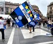 Fanii lui Inter au ieșit în Piața Domului să sărbătorească titlul