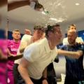Imagini nebune din vestiarul lui Inter după titlu