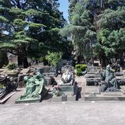 Morminte-monument în Cimitirul Monumentale din Milano. Foto: GSP