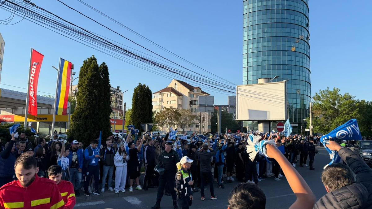 Imagini înainte de Universitatea Craiova - Dinamo