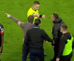 Zeljko Kopic și Florentin Petre, protest după golul Craiovei // Capturi FOTO @Digi Sport 1