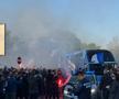 Atmosfera creată de suporterii olteni înainte de Universitatea Craiova - Dinamo