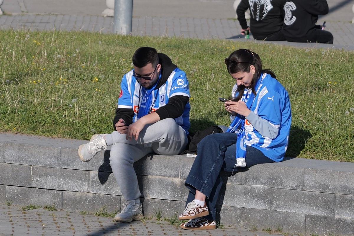Imagini înainte de Universitatea Craiova - Dinamo