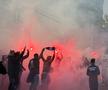 Atmosfera creată de suporterii olteni înainte de Universitatea Craiova - Dinamo