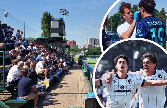 Cum se trăiește un meci de Primavera la Milano » Mijlocașul român, coleg în echipă cu fiul patronului, a „răpus-o” pe Inter U20
