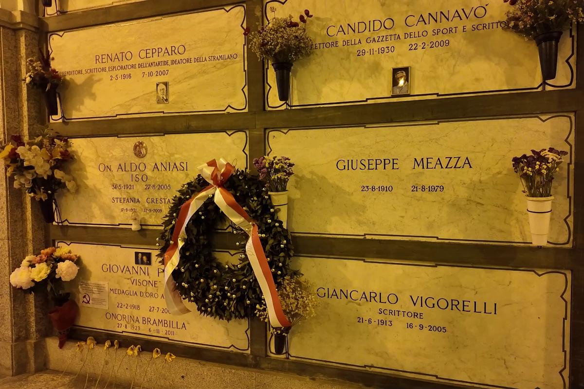 Cimitirul Monumentale. Derby-ul din Milano care s-a mutat în piatră: Meazza, lângă Kilpin