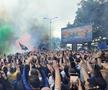 Fanii lui Inter au ieșit în Piața Domului să sărbătorească titlul