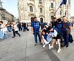 Fanii lui Inter au ieșit în Piața Domului să sărbătorească titlul