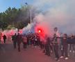 Atmosfera creată de suporterii olteni înainte de Universitatea Craiova - Dinamo
