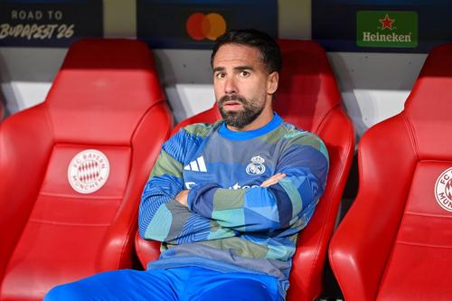 Dani Carvajal, gloriosul căpitan al ultimei Ligi din palmaresul lui Real (2024), uitat pe bancă la returul cu Bayern (3-4) de pe Allianz Arena / Foto: Imago