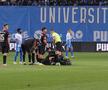 Alberto Soro, accidentat în Universitatea Craiova - Dinamo, în etapa a 7-a din play-off // foto: Andrei Furnigă (GSP.ro)