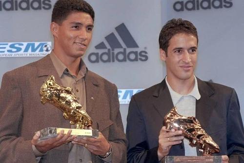 Mario Jardel, alături de Raul, în 1999 // foto: Instagram @ mariojardelofficial