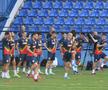 Antrenamentul lui Edi Iordănescu de la Podgorica, supravegheat de Răzvan Burleanu