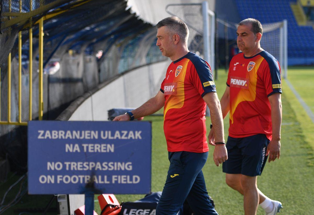 Antrenament înainte de Muntenegru - România