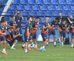 Antrenamentul lui Edi Iordănescu de la Podgorica, supravegheat de Răzvan Burleanu