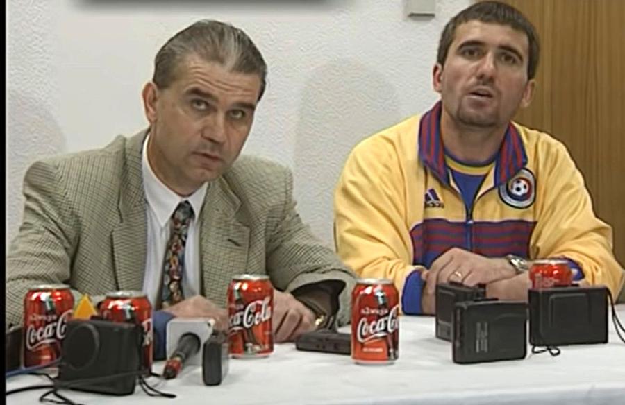 Anghel Iordănescu și Gică Hagi au contribuit la campania furibundă pentru CM 1998 (foto: captură TVR) Comisia de Disciplină UEFA îl trimite pe Mircea Lucescu direct în istorie!