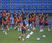 Antrenamentul lui Edi Iordănescu de la Podgorica, supravegheat de Răzvan Burleanu