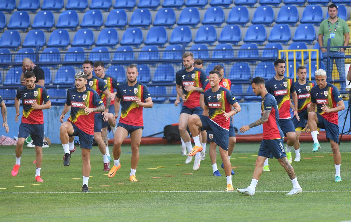 Antrenament înainte de Muntenegru - România