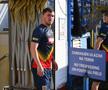 Antrenamentul lui Edi Iordănescu de la Podgorica, supravegheat de Răzvan Burleanu