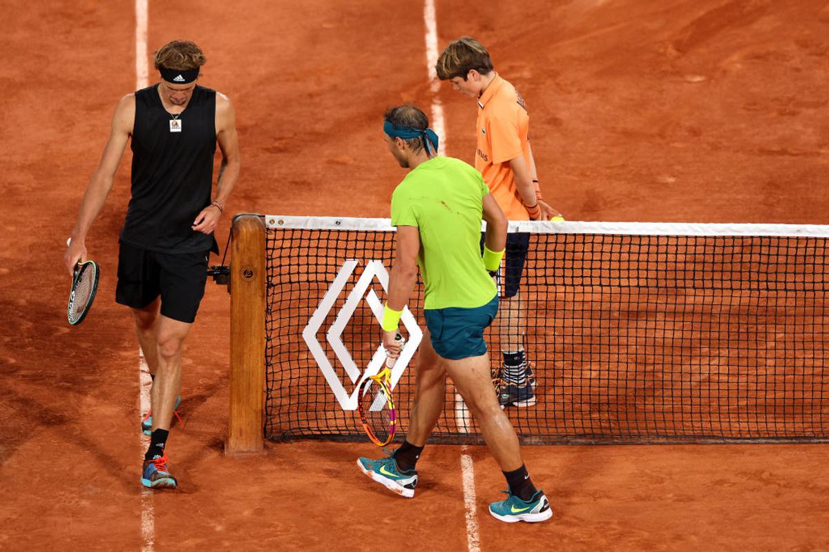 Rafael Nadal și Alexander Zverev, semifinală Roland Garros 2022