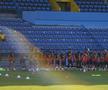 Antrenamentul lui Edi Iordănescu de la Podgorica, supravegheat de Răzvan Burleanu