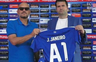 Joao Janeiro, prezentat la FCU Craiova: „Vreți să vă zic lucruri frumoase, doar ca să vă mint?” + Glume cu Gigi Becali: „Mă protejează Suzi”