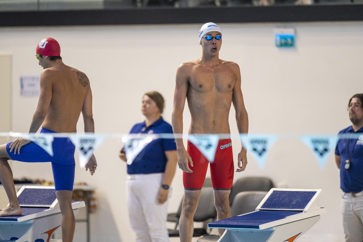 David Popovici câștigă finala A a Cupei României, proba de 100m liber