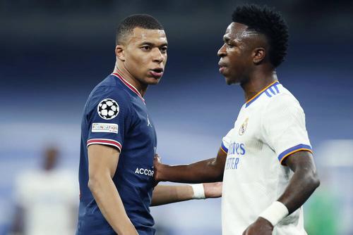Kylian Mbappe (stânga) și Vinicius jr. Primul n-a prins primul 11 Foto: Imago