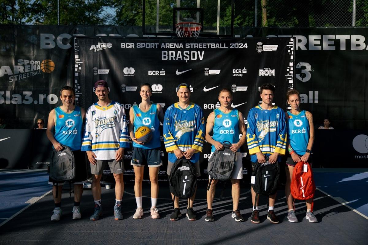 Au „invadat” Tâmpa! A fost spectacol sub panou la Sport Arena Streetball Brașov
