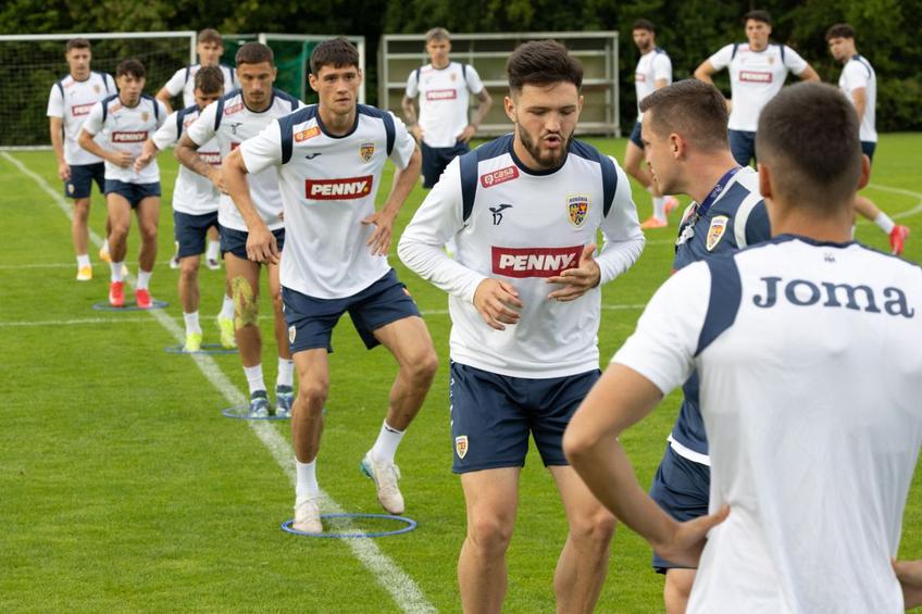 Dan Sîrbu, performer la antrenamentul de azi al României U21 // foto: Ionuț Iordache (GSP)