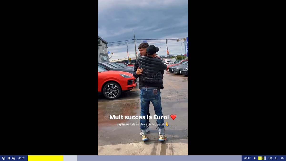 Ianis Stoica și-a cumpărat un Ferrari de lux înainte de Campionatul European