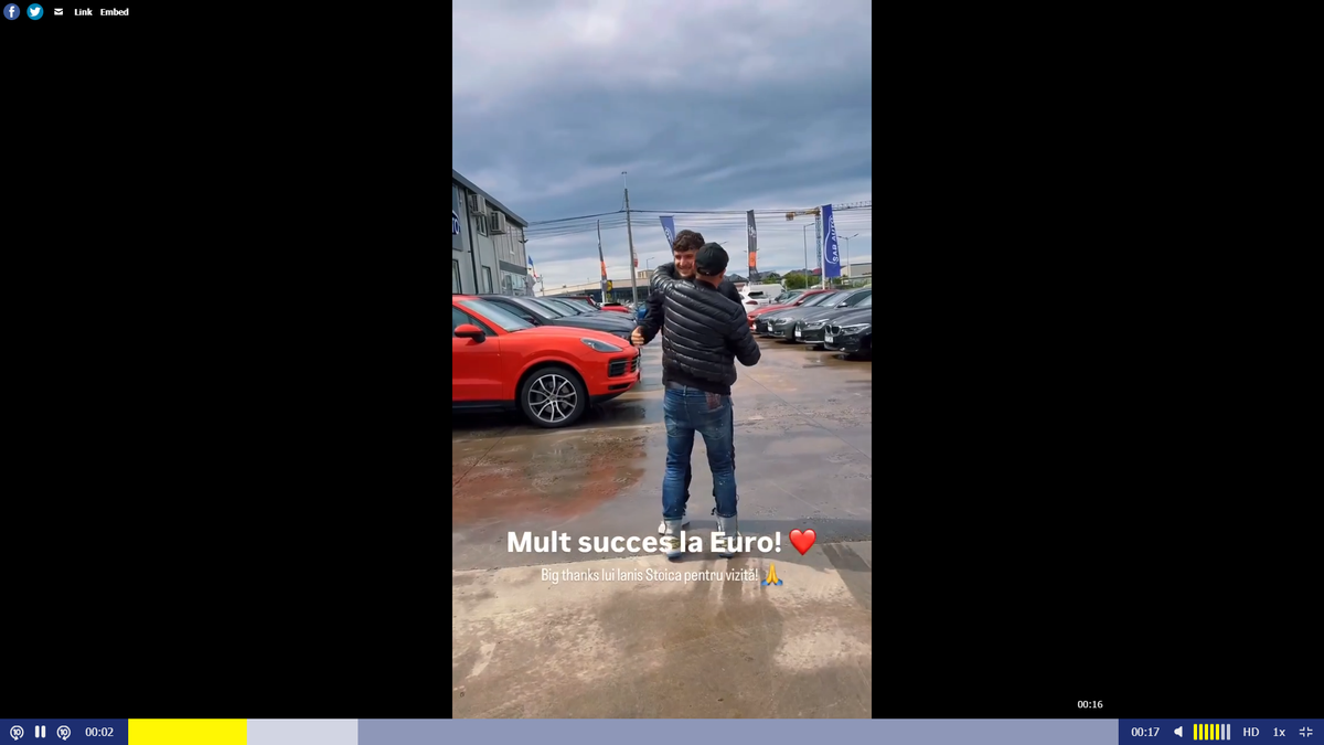 Ianis Stoica și-a cumpărat un Ferrari de lux înainte de Campionatul European