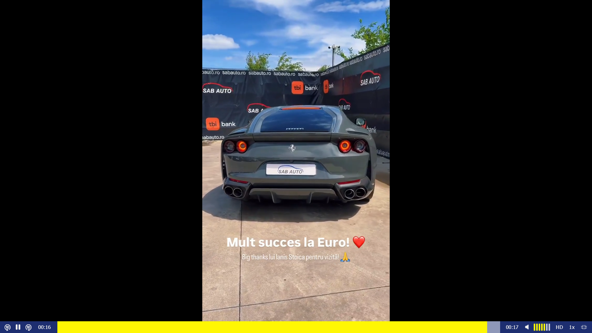 Ianis Stoica, achiziție de lux! Ademenit de arabi, fotbalistul și-a luat o „bestie” de 330.000 de euro