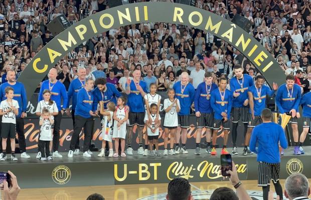 Capac-monstru în ultimele secunde și U-BT Cluj-Napoca e campioana României pentru al 6-lea sezon consecutiv