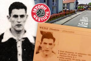 Primul fotbalist născut în România care a marcat în prima divizie din Italia a strălucit în alt domeniu » Italienii au botezat o stradă cu numele lui