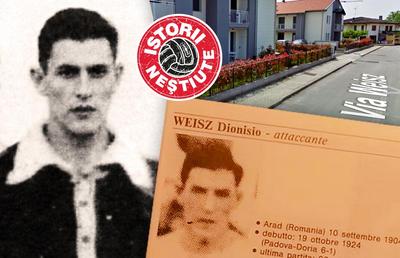 Primul fotbalist născut în România care a marcat în prima divizie din Italia a strălucit în alt domeniu » Italienii au botezat o stradă cu numele lui