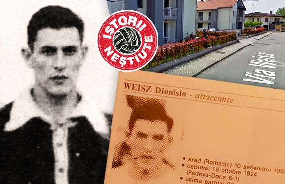 Primul fotbalist născut în România care a marcat în prima divizie din Italia a strălucit în alt domeniu » Italienii au botezat o stradă cu numele lui