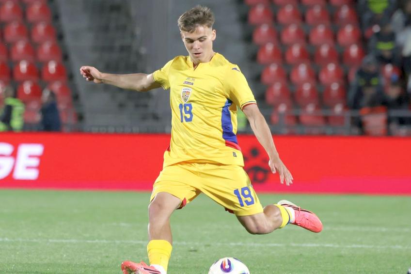 David Matei a debutat la echipa națională în amicalul cu Georgia // FOTO: Sport Pictures