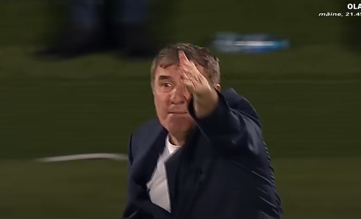 Răzvan Lucescu a văzut în direct imaginile cu Gică Hagi la Georgia - România și a exclamat: „Doamne!”